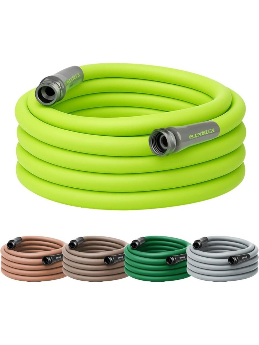 Lightweight 5/8" x 50 ft Garden Hose, Durable All-Weather, Flexible & Leak-Free